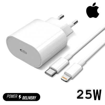 APPLE - Chargeur Rapide 25W Apple Certifié MFi pour iPhone 14