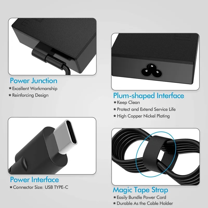 Adaptateur USB-C 100W ASUS ROG - Charge Rapide PD 3.0 pour Gamingimage-2