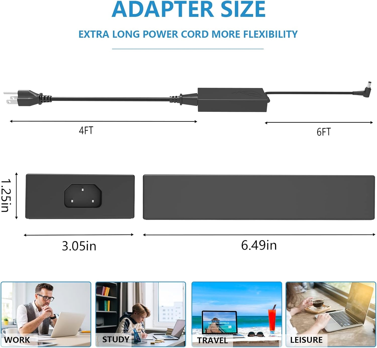 Chargeur ASUS ROG 240W (ADP-240EB B) – Adaptateur Secteur Haute Performanceimage 4