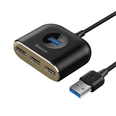 BASEUS - Adaptateur Hub USB Baseus 4-en-1: USB 3.0, USB 2.0 - CAHUB-AY01