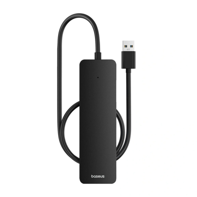 BASEUS - Adaptateur USB 3.0 4 Ports Baseus - 15cm Noir