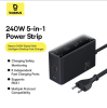 Baseus 240W Desktop Fast Charger – Station de Charge 5 ports avec Sortie DC image 1