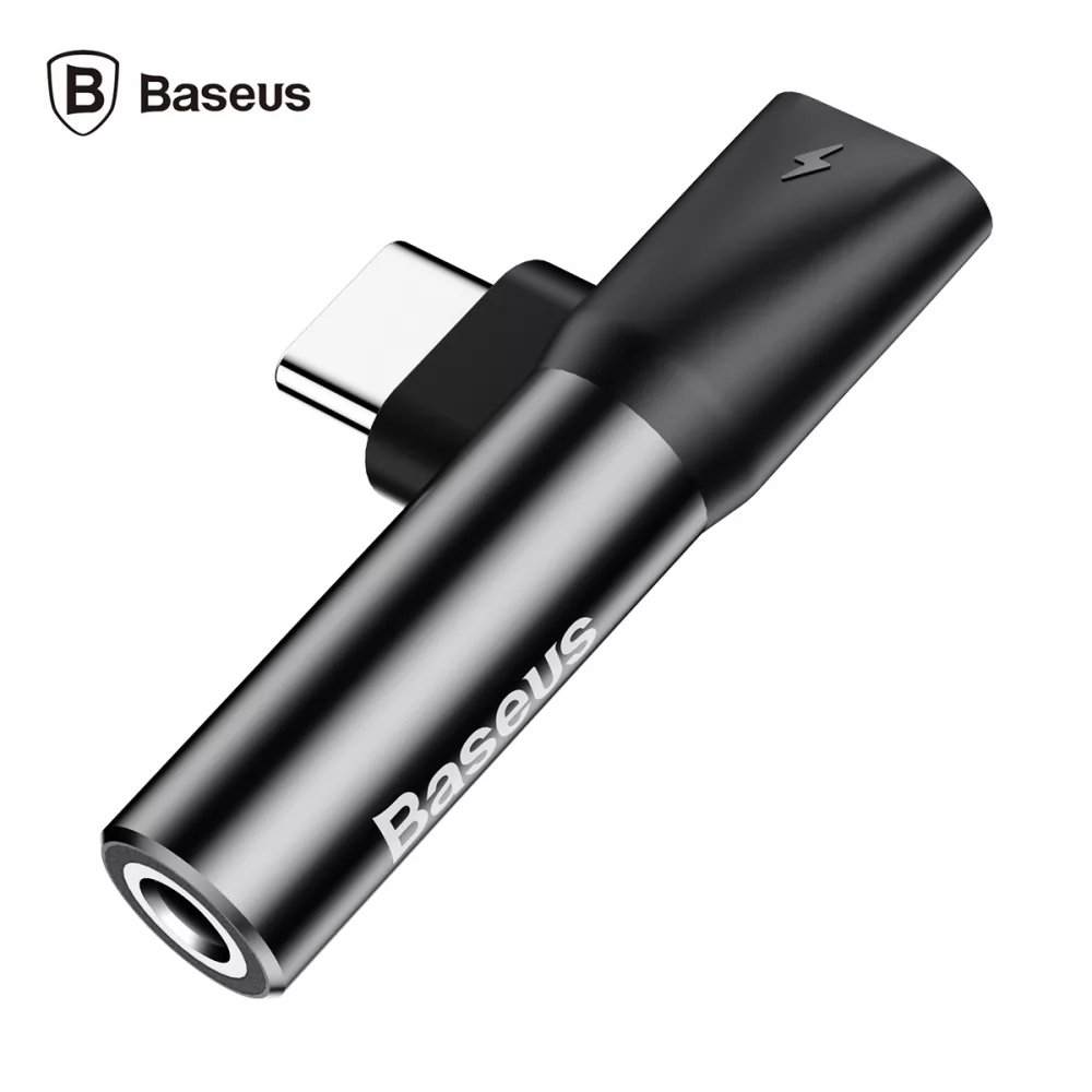 BASEUS - Baseus Adaptateur Audio USB Type-C 2en1