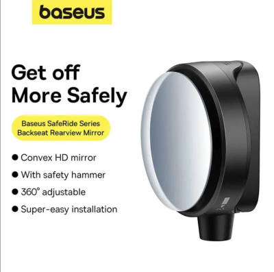 BASEUS - Baseus Blind Spot Mirror – Pack de Sécurité Automobile Noir Premium