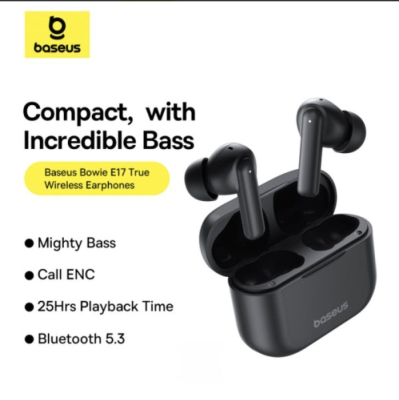 BASEUS - Baseus Bowie E17 – Écouteurs Bluetooth avec Double Micro ENC