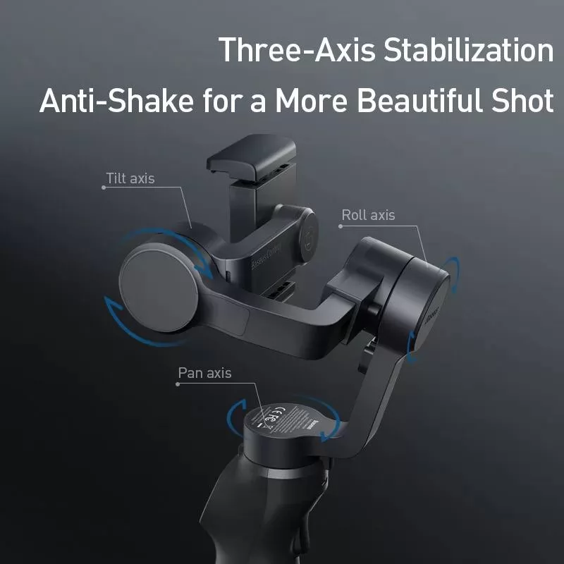 Baseus Cardan à 3-Axes Stabilisateur Bluetooth sans Fil image 3