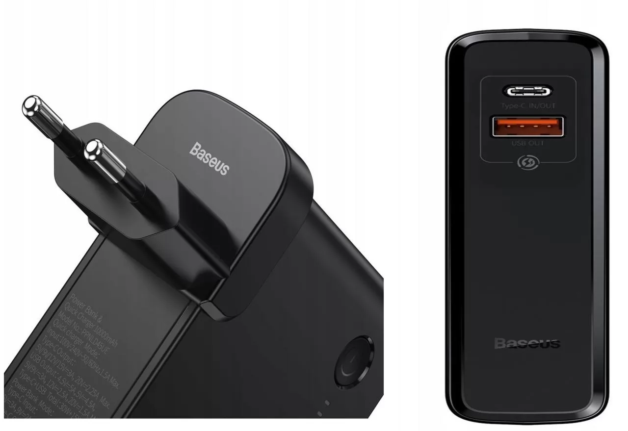 Baseus Chargeur 45W 10000mAh Power Bank avec GaN Tech 2en1image-2