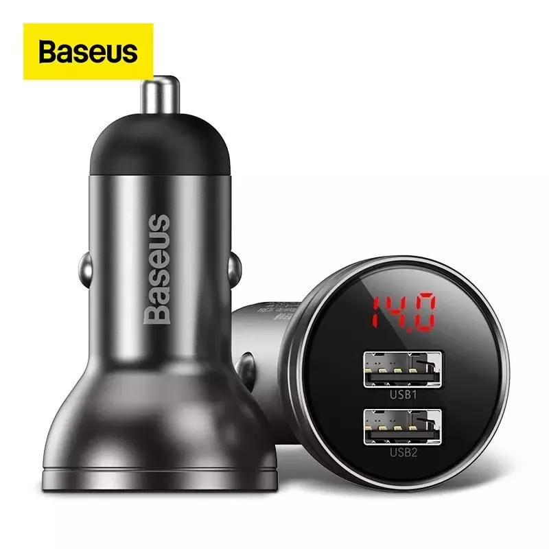 Chargeur pour Voiture Baseus Double USBimage-2