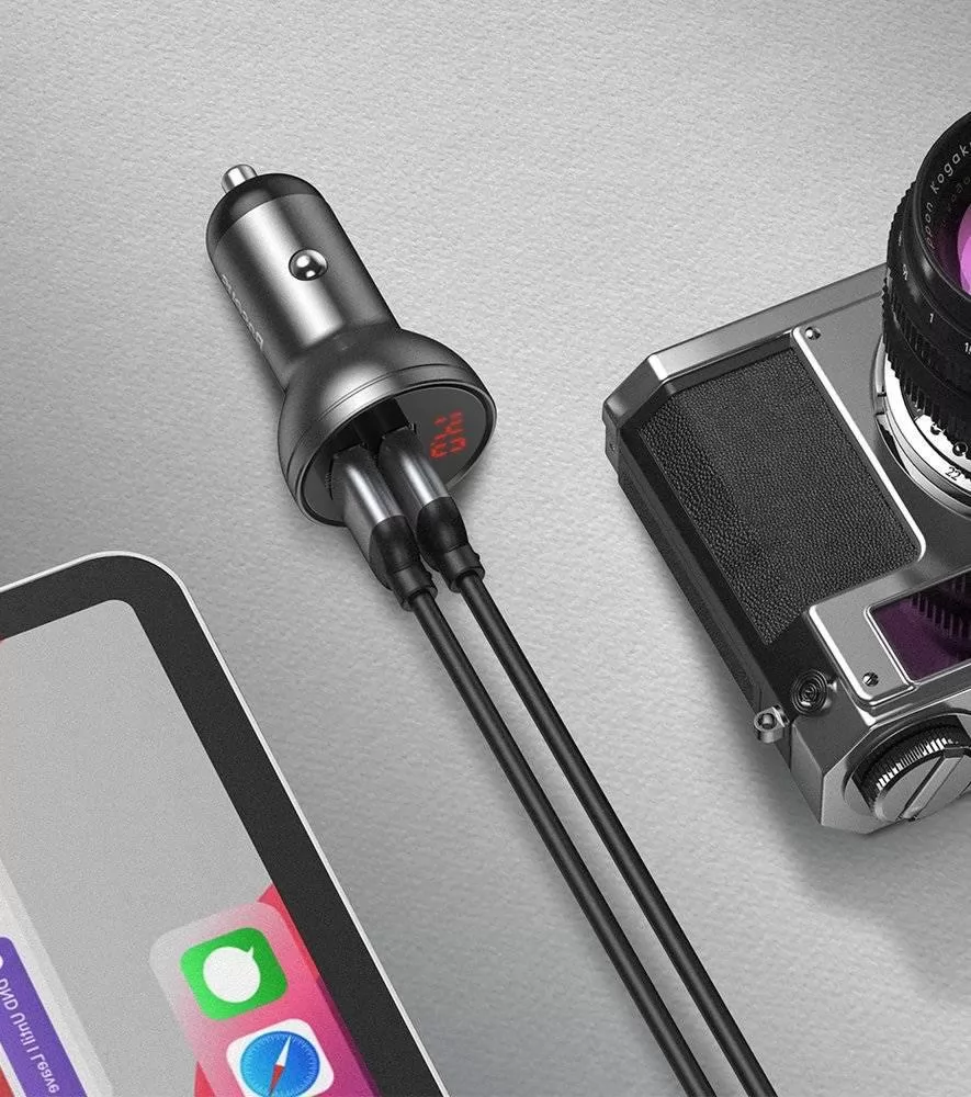Chargeur pour Voiture Baseus Double USB image 3