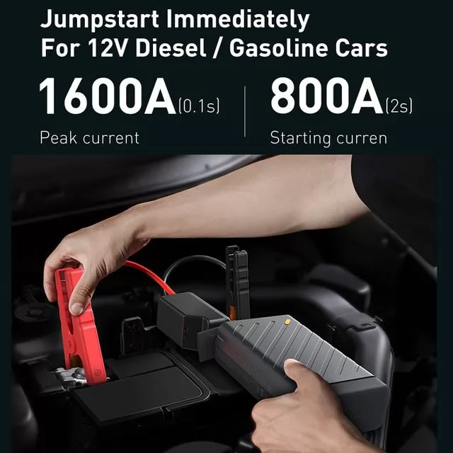 Baseus Démarreur Portable de Voiture 16000 mAh image 3