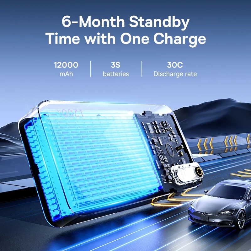 Baseus Jump Starter Pro 1200A – Démarreur de Batterie Haute Puissance image 3