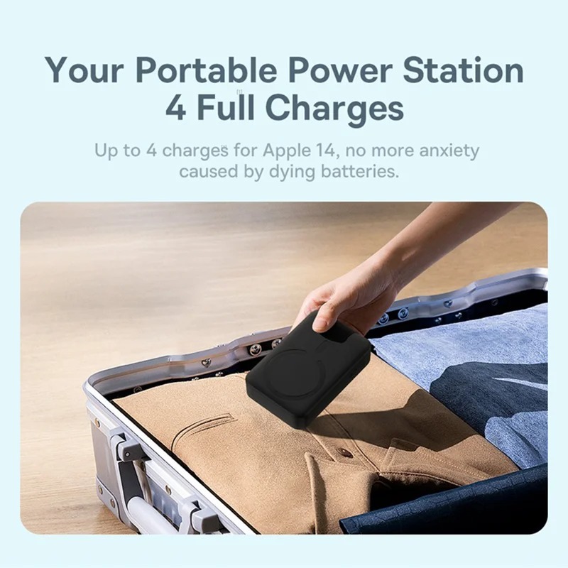 Baseus Magnetic Mini Power Bank 10000mAh 20W - Charge Rapide Sans Fil pour iPhone image 3
