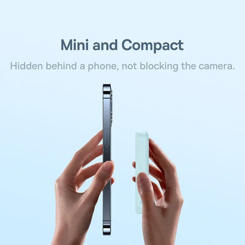 Baseus Magnetic Mini Power Bank 10000mAh 20W - Charge Rapide Sans Fil pour iPhoneimage 4