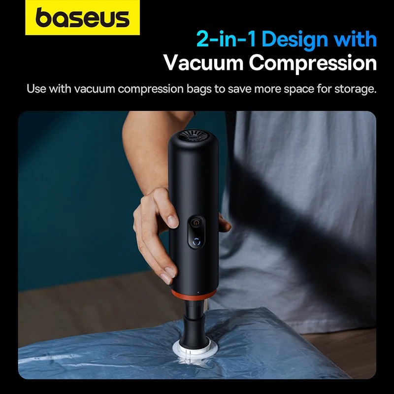 Baseus Mini Aspirateur de Voiture Sans Fil Portable A5 - 16000Paimage-2