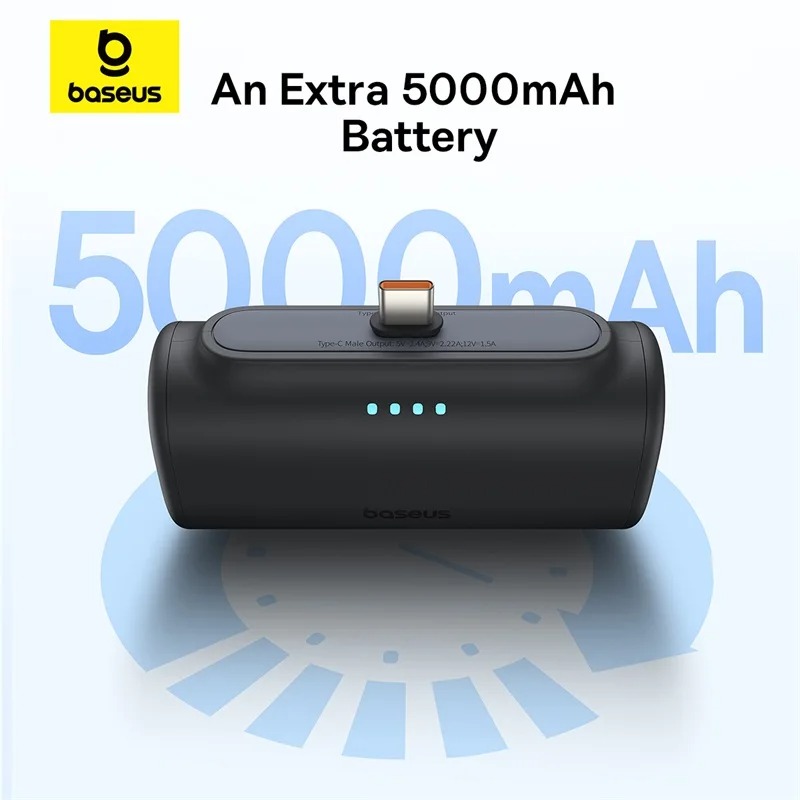 Baseus Mini Batterie Externe 20W 5000mAh Type C Charge Rapide Power Bankimage-2