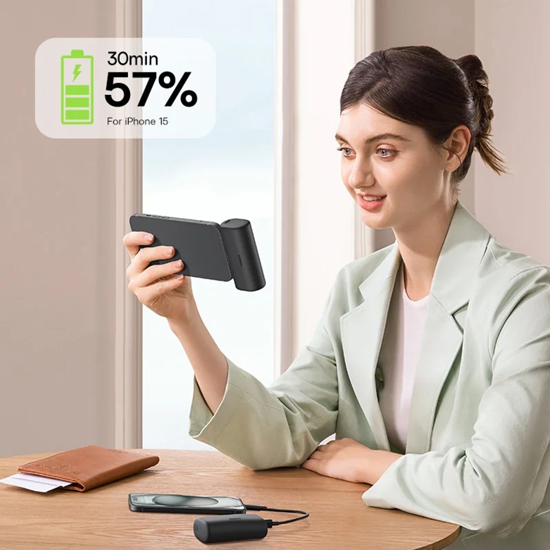 Baseus Mini Batterie Externe 20W 5000mAh Type C Charge Rapide Power Bank image 3