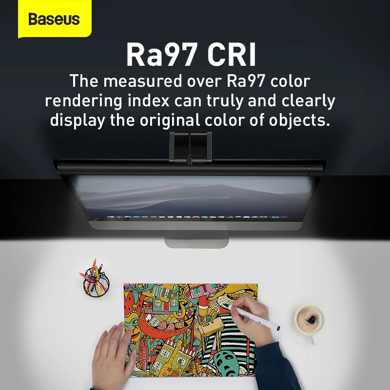Baseus Monitor Light Bar – Lampe de Bureau LED avec Gradation Continue image 3