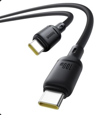 Baseus Silky Series 100W – Câble USB-C vers USB-C Ultra Souple 2m
