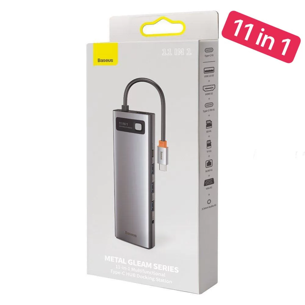 BASEUS - Baseus Station d'Accueil HUB Multifonctionnel 11-in-1