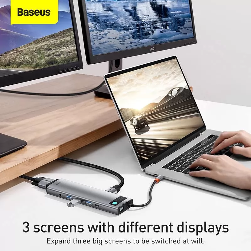 Baseus Station d'Accueil HUB Multifonctionnel 11-in-1image-2