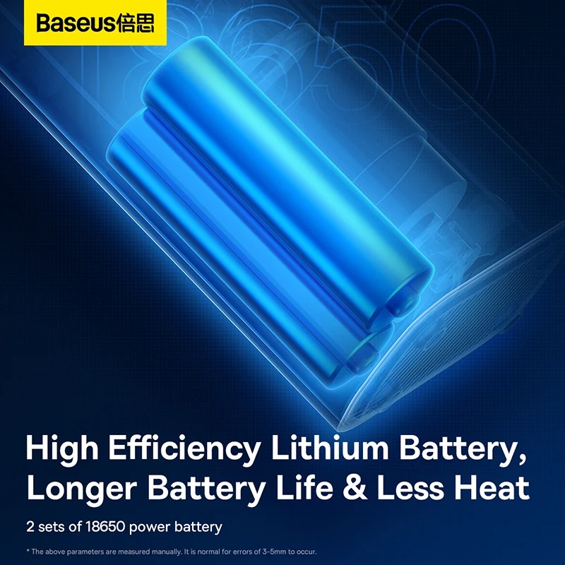 Baseus SuperMini Pro – Pompe à Air Sans Fil 150 PSI Haute Précisionimage 4