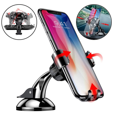 BASEUS - Support de Voiture pour Téléphone Portable Baseus