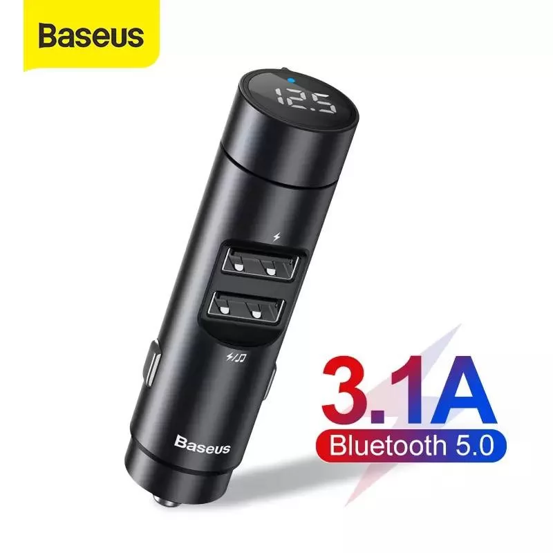 Baseus Transmetteur FM sans Fil avec Bluetooth 5.0 pour Voitureimage-2