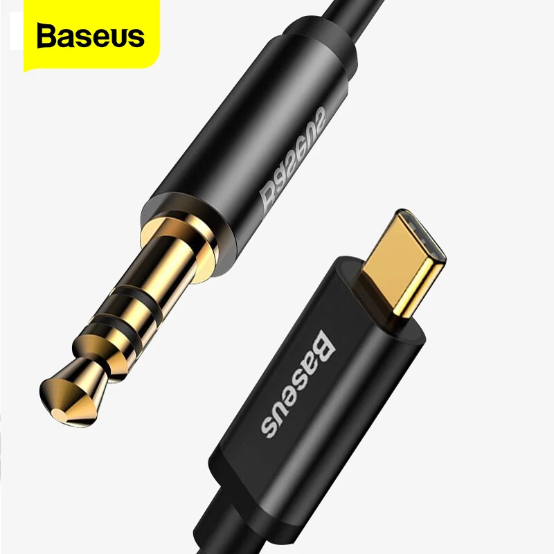 Baseus USB Type C vers 3.5mm Adapteur Audio Aux Jack image 1