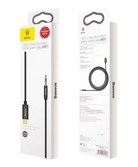 Baseus USB Type C vers 3.5mm Adapteur Audio Aux Jackimage-2