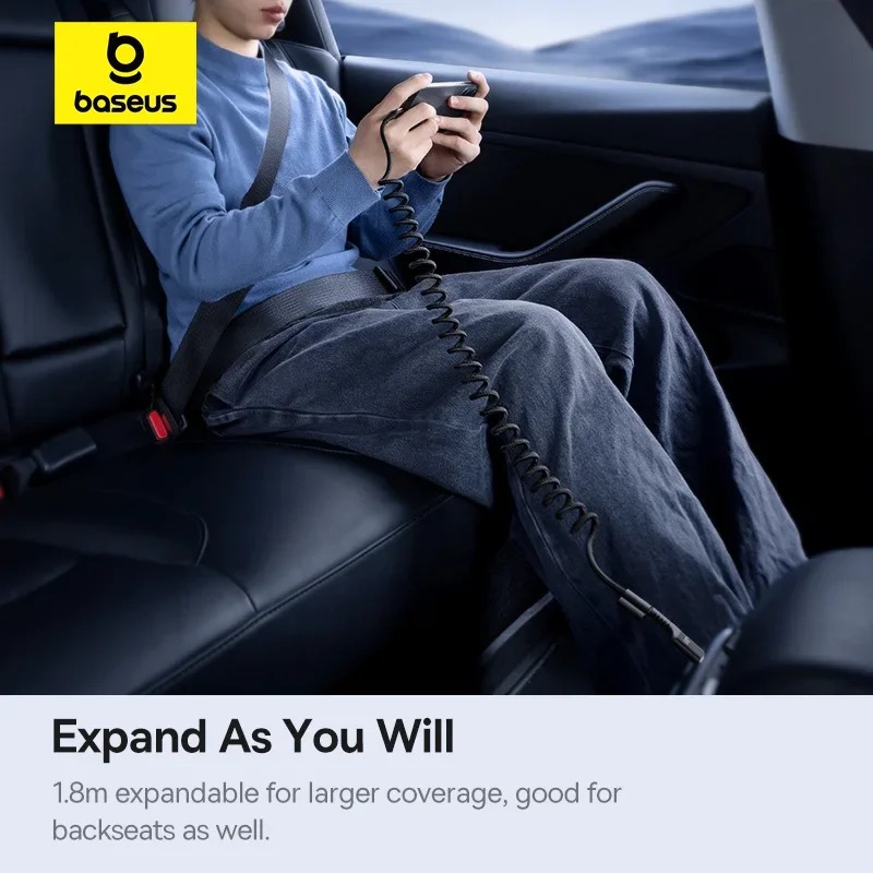 Câble Baseus Type-C à Type-C 100W – Design Rétractableimage-2