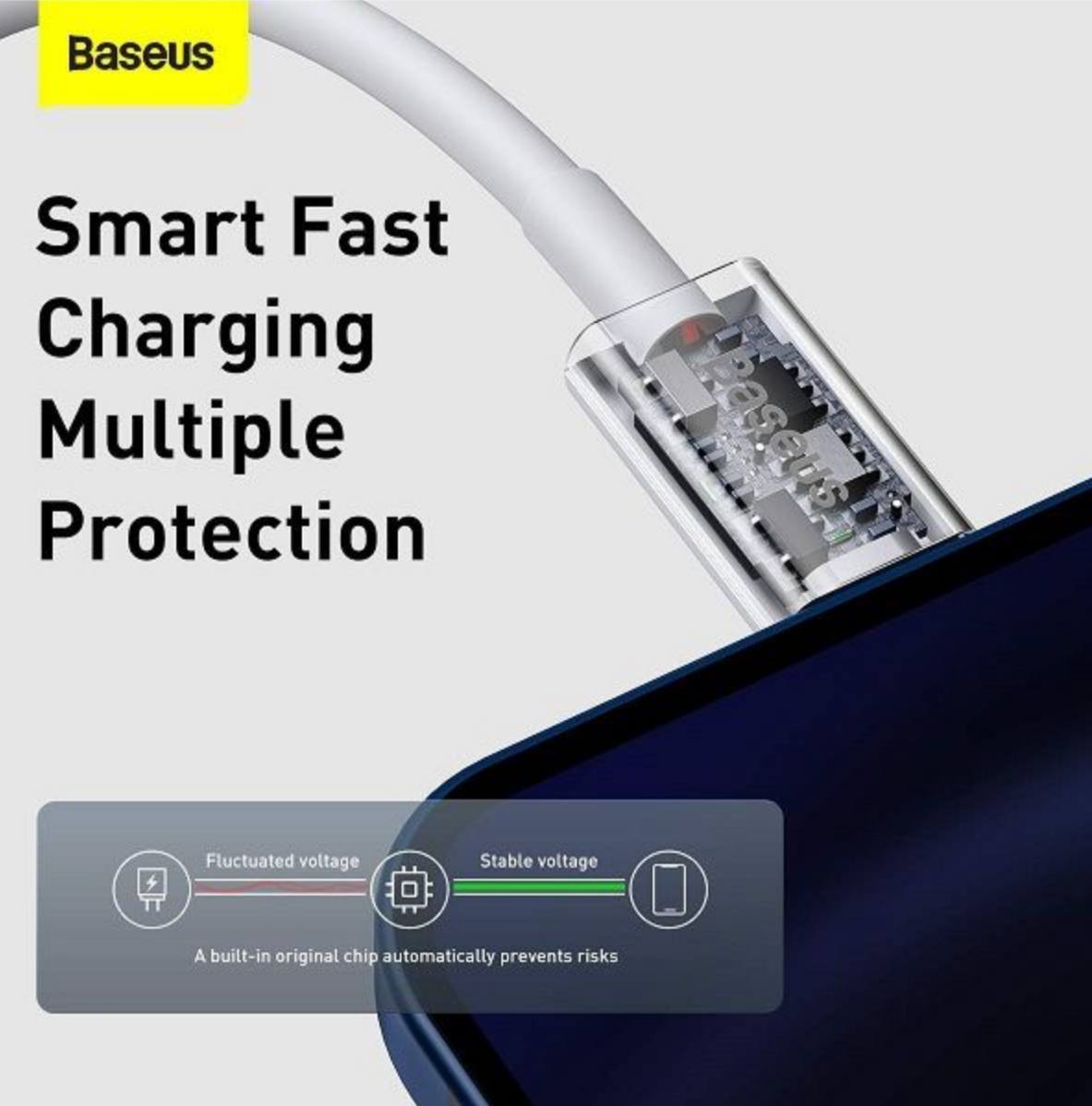 Câble Baseus Type-C Vers Lightning 1.5M image 3