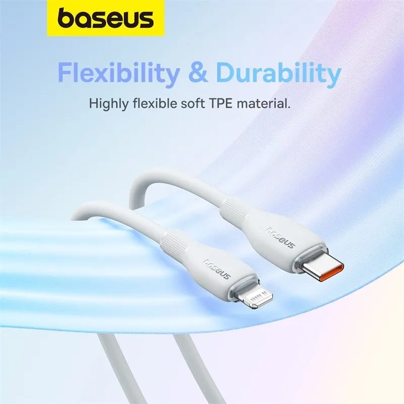 Câble Baseus USB-C vers Lightning 20W - Charge Rapide 1.2M  image 3