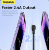 Câble iPhone Baseus Premium – Recharge et Synchronisation de Données (Noir) image 3