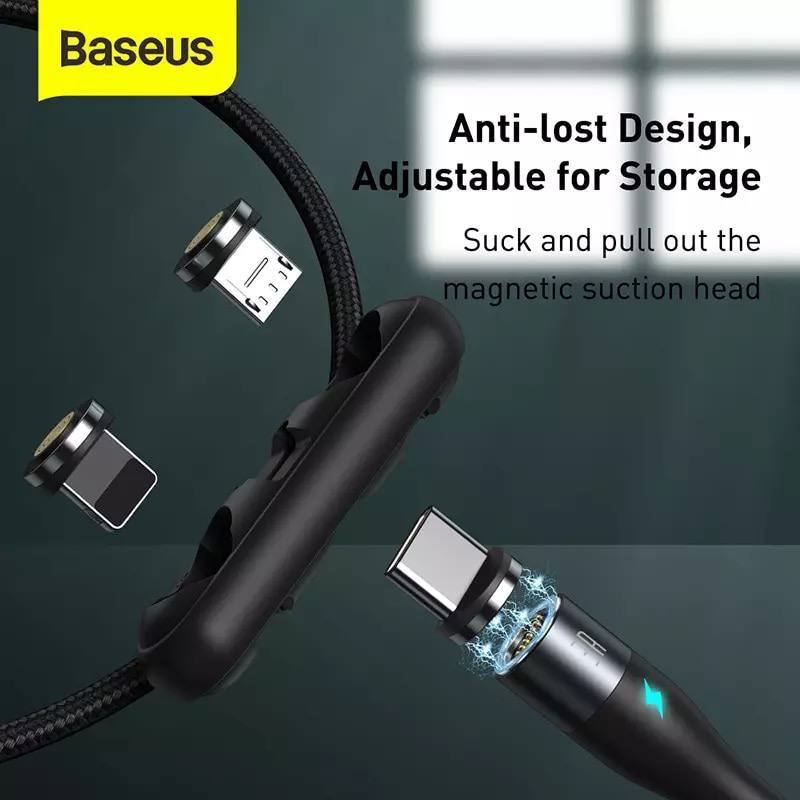 Câble Magnétique Baseus 5A 3-en-1 Type-Cimage 4