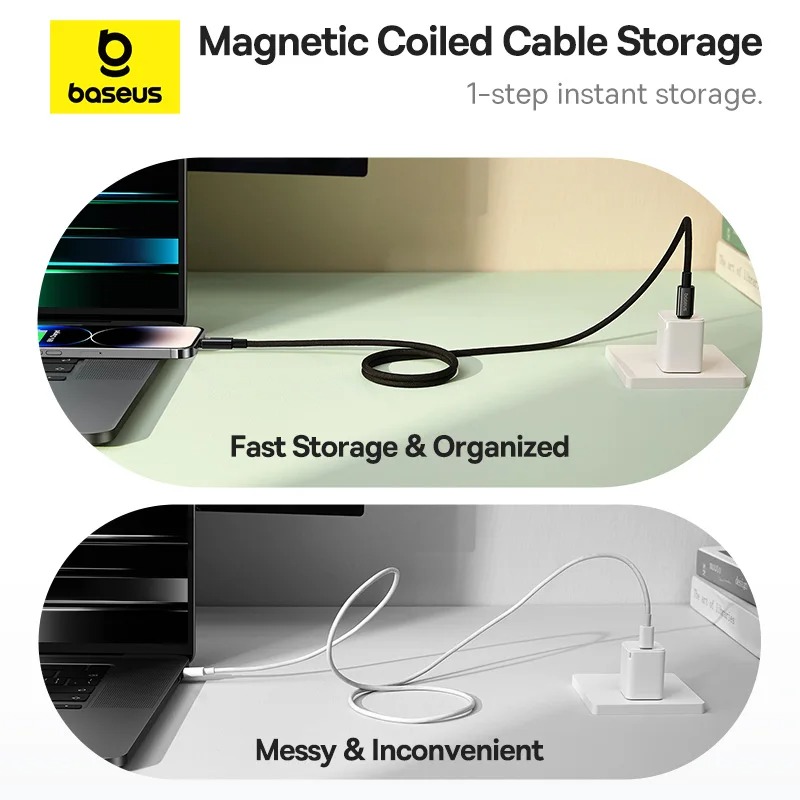 Câble Magnétique Baseus USB-C vers iP – Charge Rapide 20W Power Deliveryimage 4