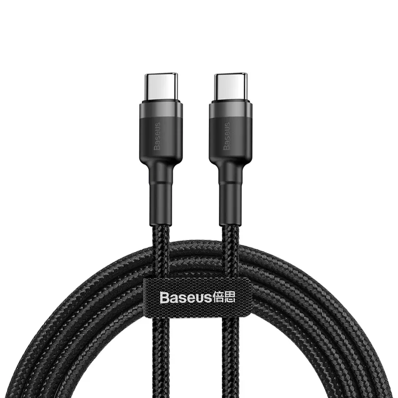 Câble USB-C Baseus Cafule PD 60W Charge Rapide & Transfert Données - 20V 3A (CCMT000001) image 1