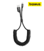 Câble USB Lightning Baseus 2A 1m - Charge Rapide & Durable - Noir (CALSR-01) image 1