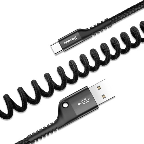 Câble USB Lightning Baseus 2A 1m - Charge Rapide & Durable - Noir (CALSR-01) image 3