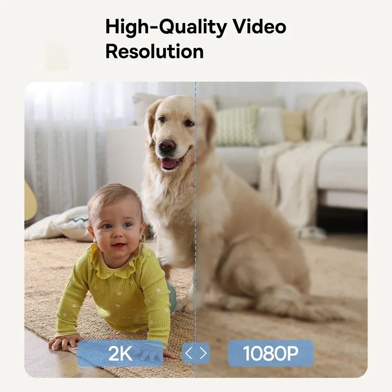 Caméra Intérieure Connectée Baseus P1 Lite – Vision 360° et Vision Nocturneimage-2