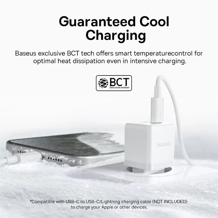 Chargeur Rapide Baseus Palm 20W USB-C + USB-A -  image 3