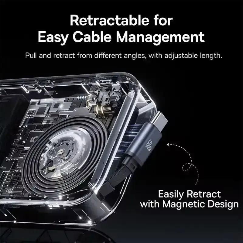 Chargeur Rapide de Voiture Baseus – 105W PD & QC pour iPhone, Samsung et Notebookimage 4