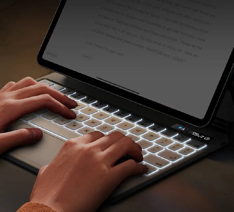 Clavier Magique Baseus Magnétique Bluetoothimage 4