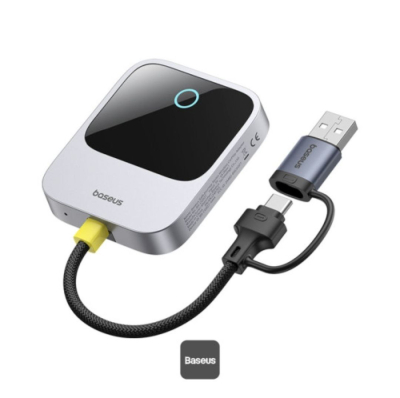 Convertisseur CarPlay Sans Fil Baseus – Connexion Automatique et Double Écran