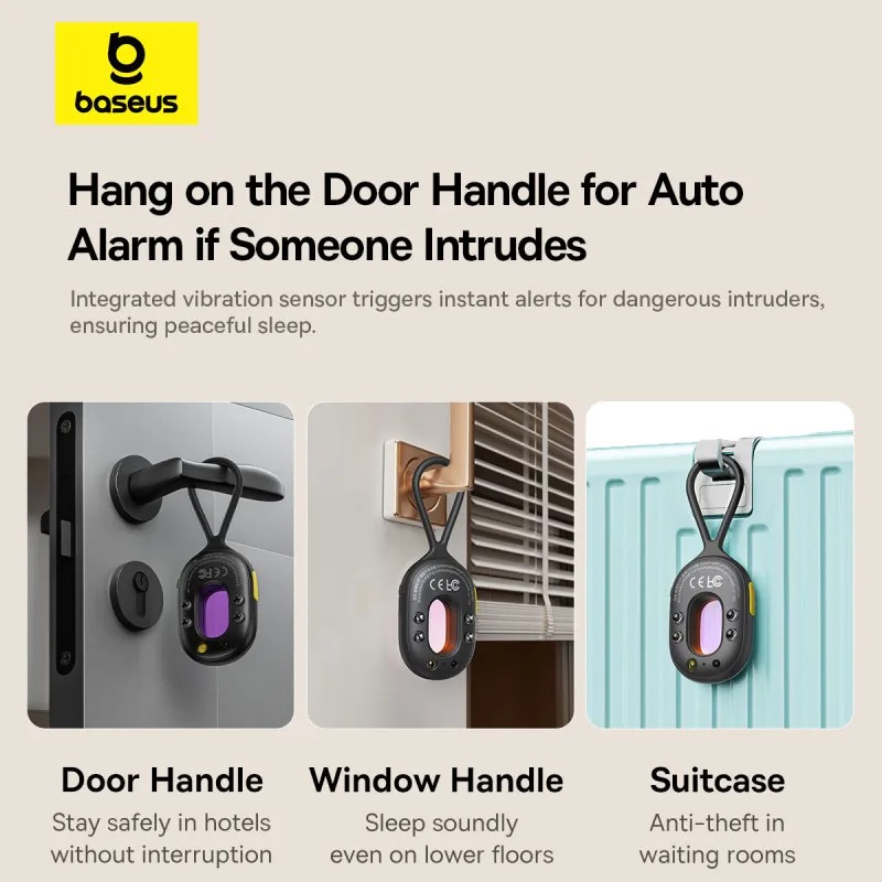 Détecteur de Caméra Espion Baseus – Protection Intelligente Anti-Espionnage image 3