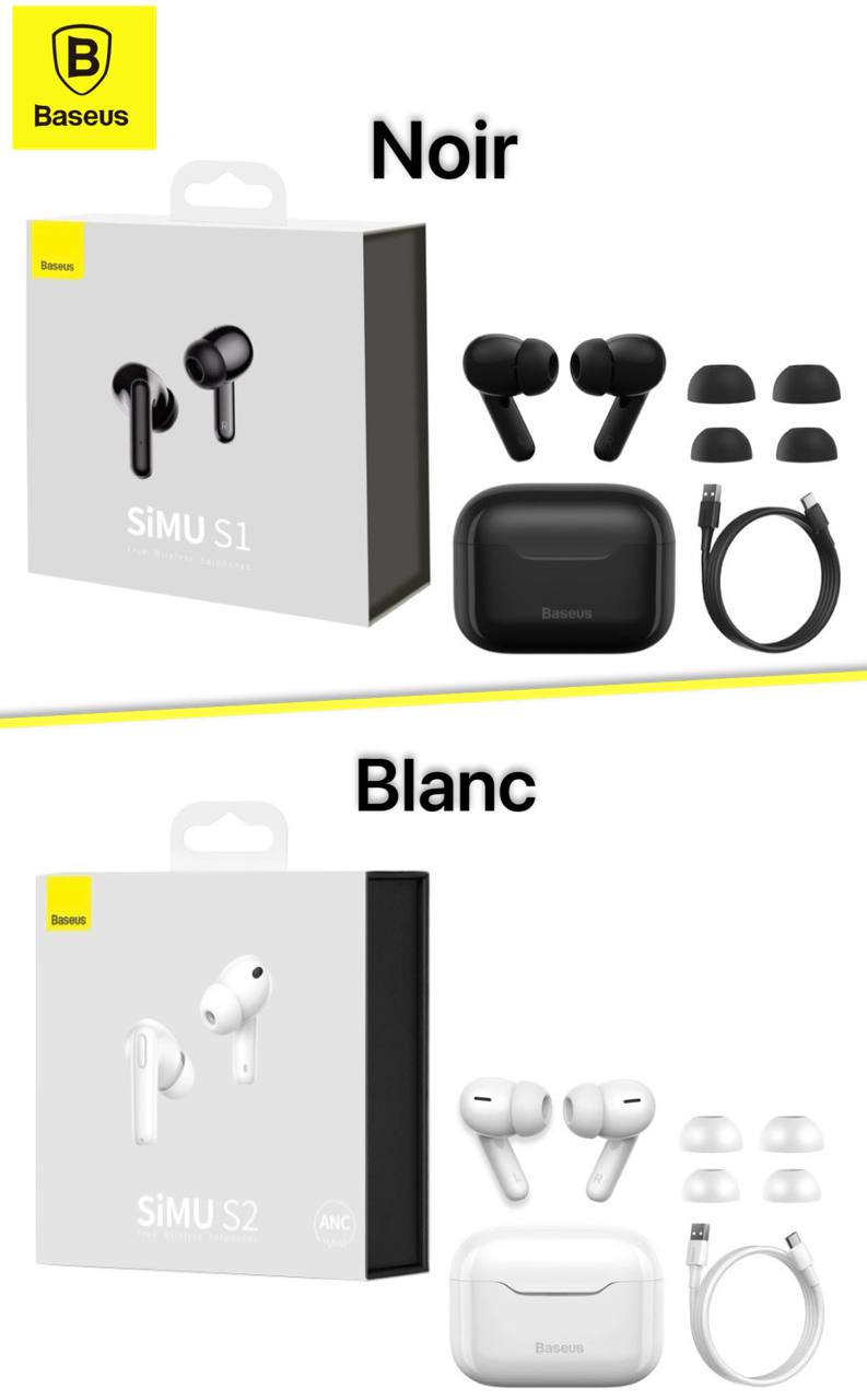  Écouteurs Bluetooth 5.1 Baseus SIMU S1image 4