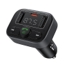 Émetteur FM Bluetooth Voiture Baseus - Kit Mains Libres & Chargeur USB - Noir image 1