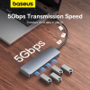 Hub USB 3.0 4 ports ABS - Adaptateur Multi-Séparateur pour Ordinateur Portableimage-2