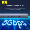 Hub USB 3.0 Baseus UltraJoy Series 4 Ports AIR (USB-A & Type-C) avec Charge Type-C 5V image 3