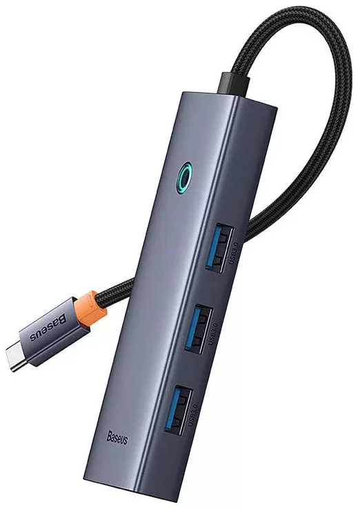 Hub USB-C 5-en-1 Baseus : HDMI 4K, 3x USB 3.0, PD 100W -  image 3