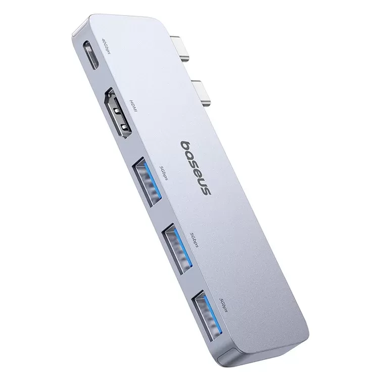Hub USB-C 5 ports Baseus UltraJoy : 40Gbps, HDMI 4K, USB 3.0 image 1